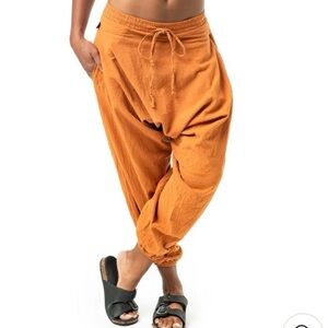 Buddha Pants Orange “winter” Harem Pants